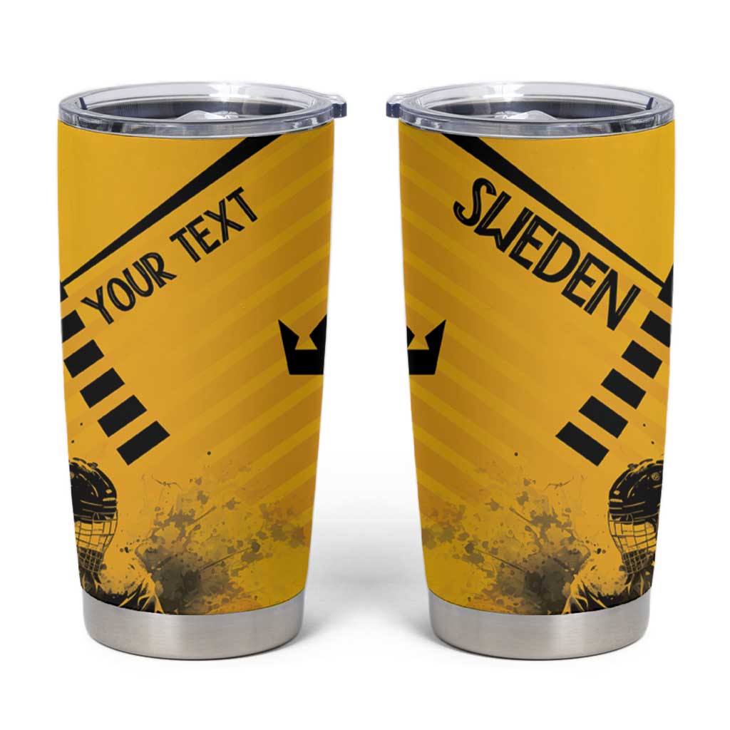 Sweden Ice Hockey Personalized Tumbler Cup Tre Kronor - GO Sweden