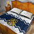 Suomi Ice Hockey Custom Quilt Bed Set Scandinavian Mountains Inspired