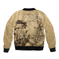 Gulf Of Mexico Vintage Map Est.1550 Bomber Jacket
