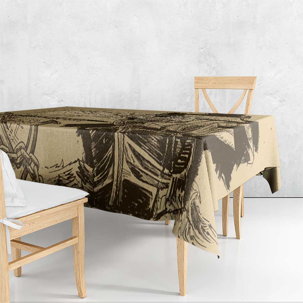 Gulf Of Mexico Vintage Map Est.1550 Tablecloth