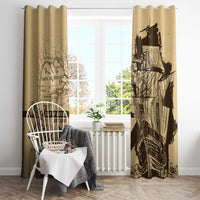 Gulf Of Mexico Vintage Map Est.1550 Window Curtain