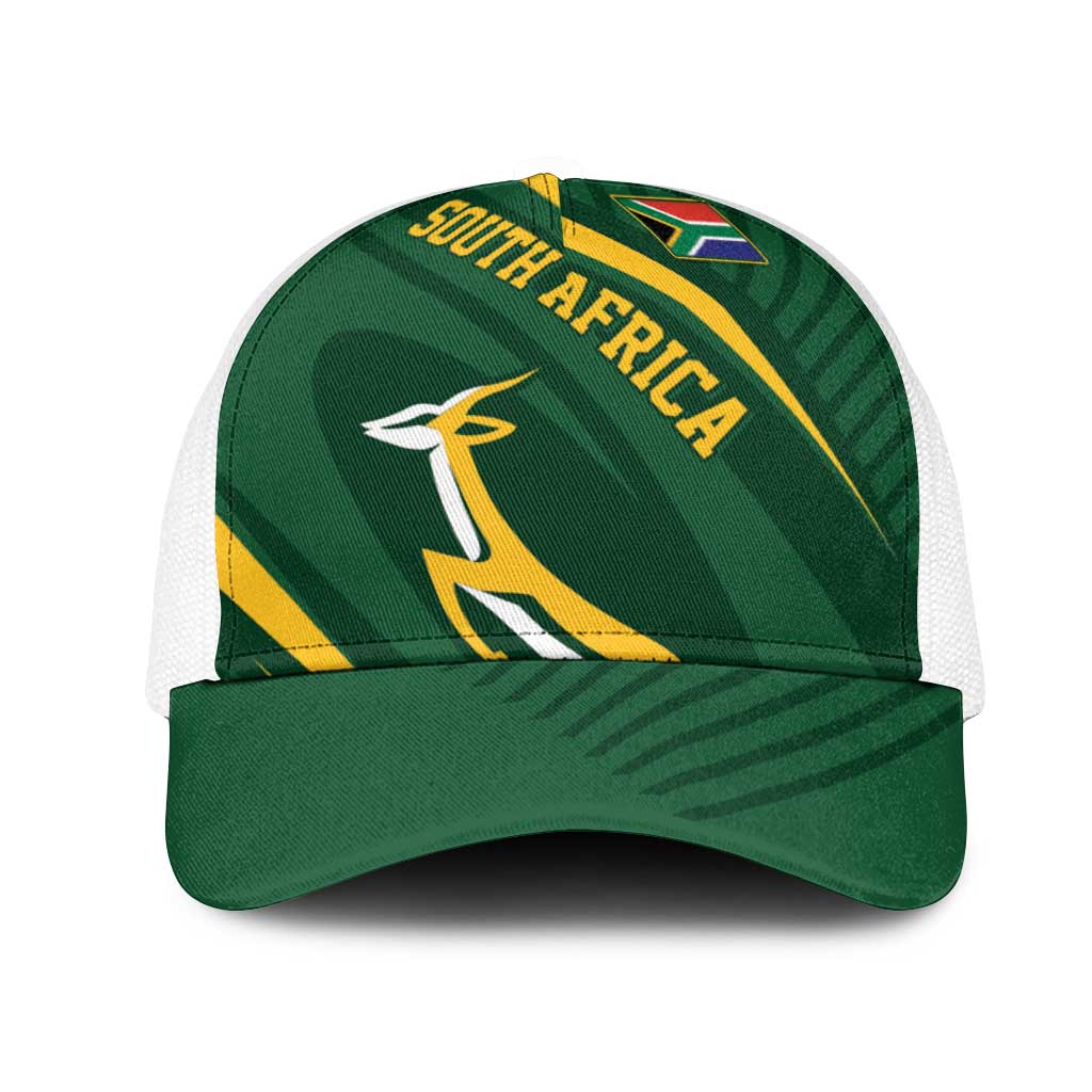 South Africa Rugby Bokke Mesh Trucker Cap Minimalism Style