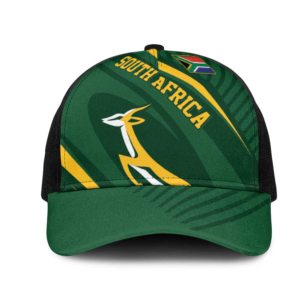 South Africa Rugby Bokke Mesh Trucker Cap Minimalism Style