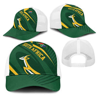 South Africa Rugby Bokke Mesh Trucker Cap Minimalism Style
