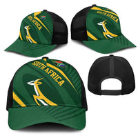 South Africa Rugby Bokke Mesh Trucker Cap Minimalism Style