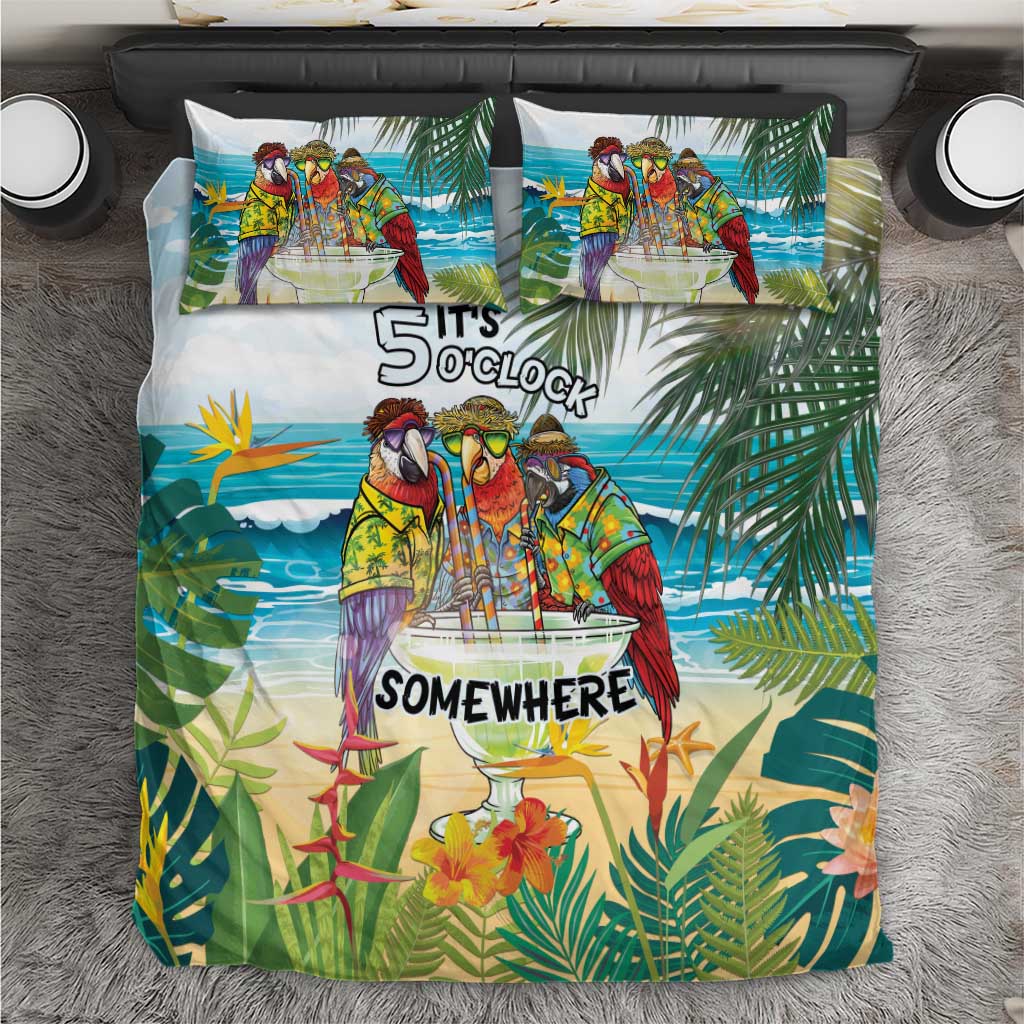 It's 5 o'clock Somewhere Bedding Set Beach Party - Wonder Print Shop