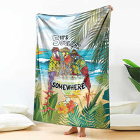 It's 5 o'clock Somewhere Blanket Beach Party - Wonder Print Shop