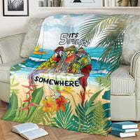 It's 5 o'clock Somewhere Blanket Beach Party - Wonder Print Shop