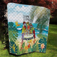 It's 5 o'clock Somewhere Quilt Beach Party - Wonder Print Shop