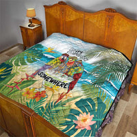 It's 5 o'clock Somewhere Quilt Beach Party - Wonder Print Shop