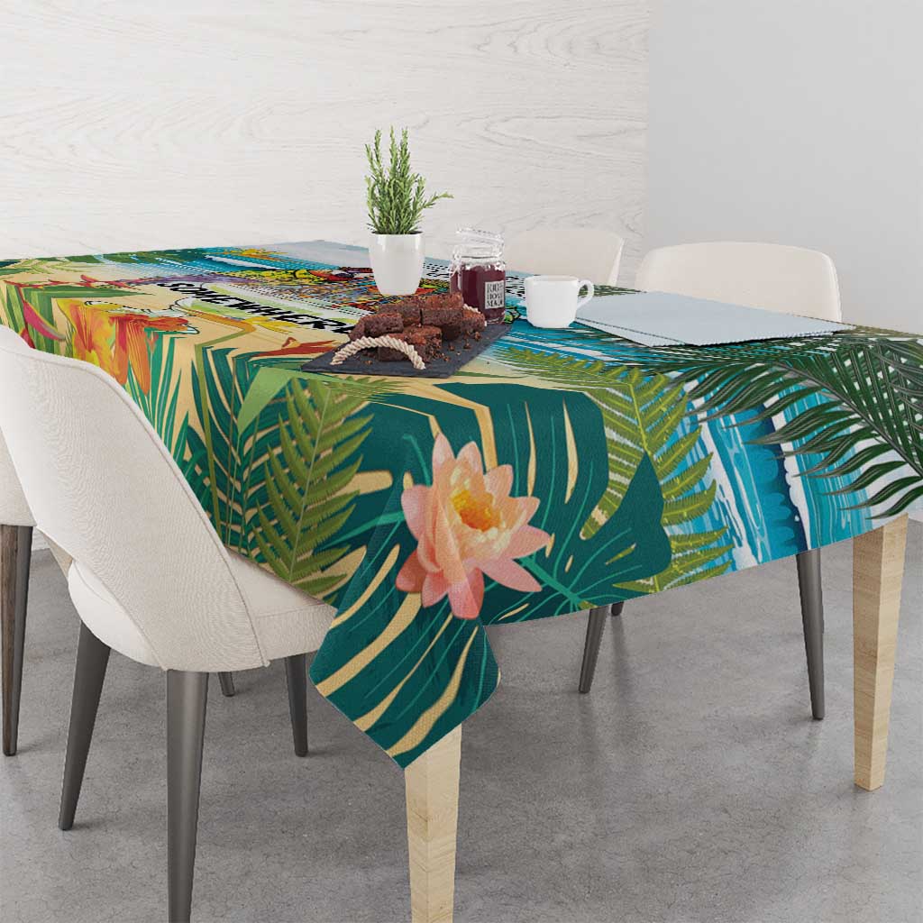 It's 5 o'clock Somewhere Tablecloth Beach Party - Wonder Print Shop