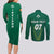 Personalised Ireland Rugby Couples Matching Long Sleeve Bodycon Dress and Long Sleeve Button Shirts World Cup 2023 GO Shamrocks LT7 - Wonder Print Shop