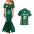 Personalised Ireland Rugby Couples Matching Mermaid Dress and Hawaiian Shirt World Cup 2023 GO Shamrocks LT7 - Wonder Print Shop