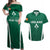 Personalised Ireland Rugby Couples Matching Off Shoulder Maxi Dress and Hawaiian Shirt World Cup 2023 GO Shamrocks LT7 - Wonder Print Shop