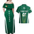 Personalised Ireland Rugby Couples Matching Off Shoulder Maxi Dress and Hawaiian Shirt World Cup 2023 GO Shamrocks LT7 - Wonder Print Shop