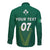 Personalised Ireland Rugby Long Sleeve Button Shirt World Cup 2023 GO Shamrocks - Wonder Print Shop