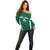 Personalised Ireland Rugby Off Shoulder Sweater World Cup 2023 GO Shamrocks - Wonder Print Shop