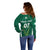 Personalised Ireland Rugby Off Shoulder Sweater World Cup 2023 GO Shamrocks - Wonder Print Shop