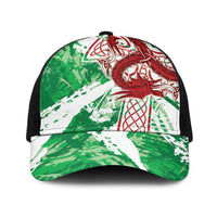 Wales Cymru Am Byth Baseball Net Cap Celtic Dragon Triskelion - Wonder Print Shop