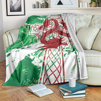 Wales Cymru Am Byth Blanket Celtic Dragon Triskelion - Wonder Print Shop