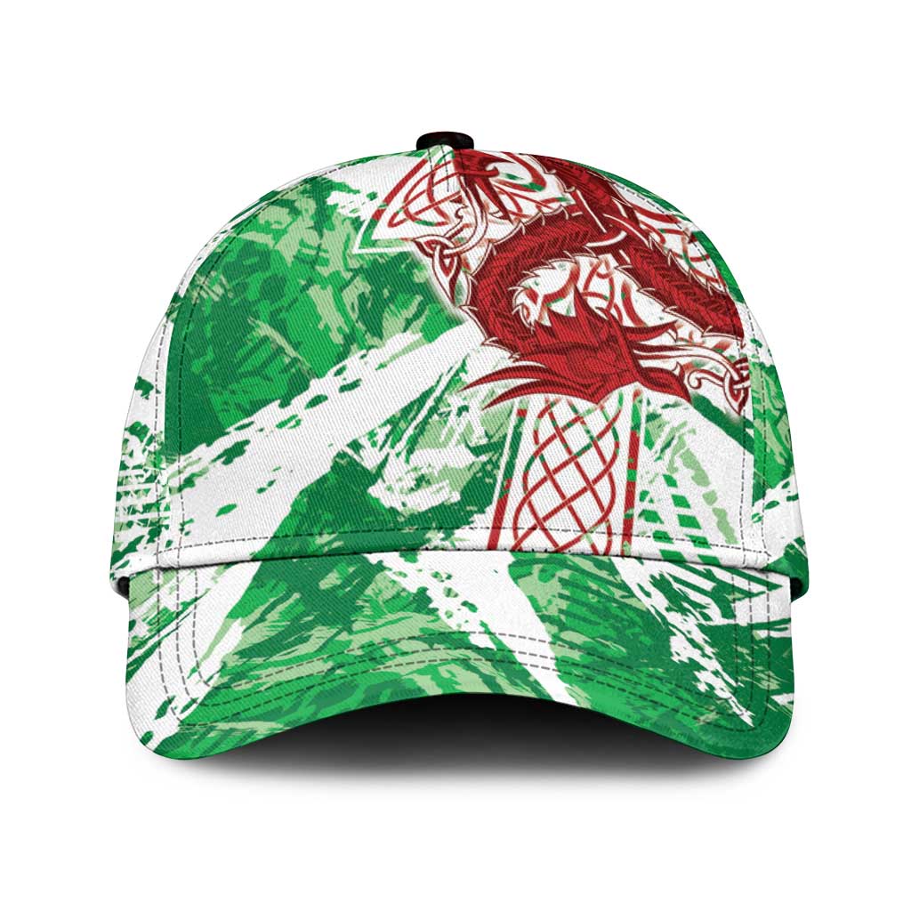 Wales Cymru Am Byth Classic Cap Celtic Dragon Triskelion - Wonder Print Shop