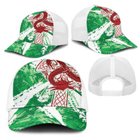 Wales Cymru Am Byth Mesh Trucker Cap Celtic Dragon Triskelion - Wonder Print Shop