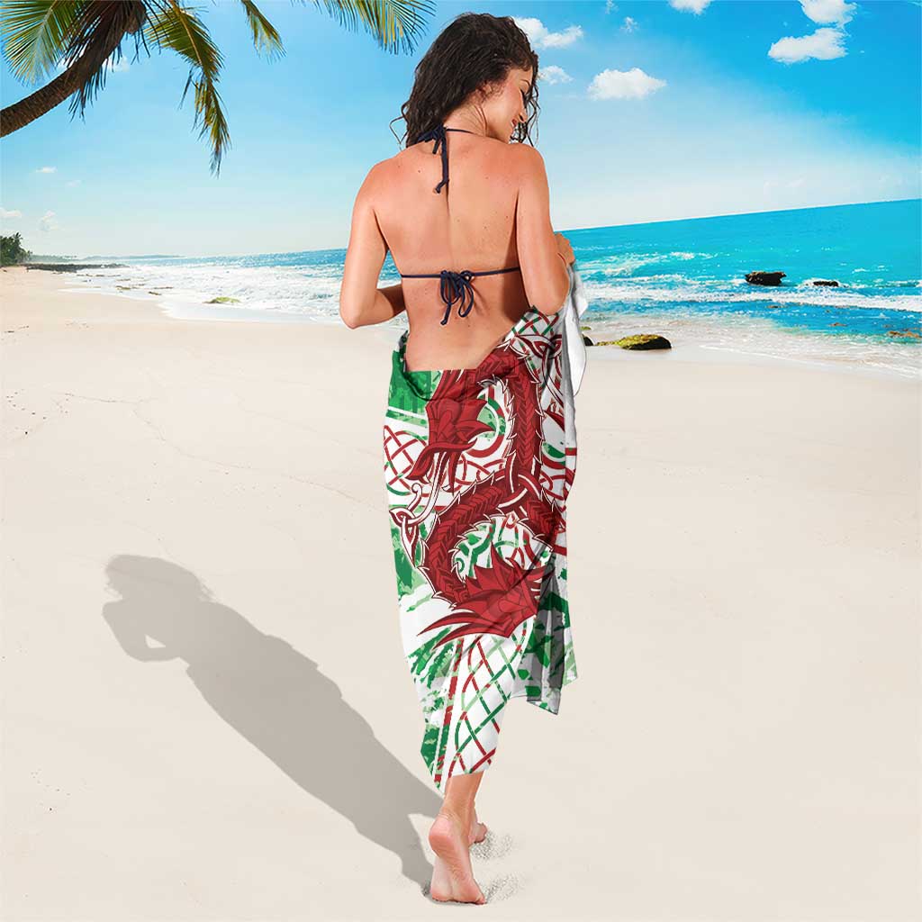 Wales Cymru Am Byth Sarong Celtic Dragon Triskelion - Wonder Print Shop