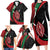 Kenya Mashujaa Day Personalized Family Matching Long Sleeve Bodycon Dress and Hawaiian Shirt Lion Warrior with Masai Shield LT7 - Wonder Print Shop