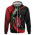 Kenya Mashujaa Day Personalized Hoodie Lion Warrior with Masai Shield