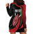 Kenya Mashujaa Day Personalized Hoodie Dress Lion Warrior with Masai Shield - Wonder Print Shop