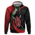 Kenya Mashujaa Day Personalized Zip Hoodie Lion Warrior with Masai Shield - Wonder Print Shop