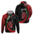 Kenya Mashujaa Day Personalized Zip Hoodie Lion Warrior with Masai Shield - Wonder Print Shop