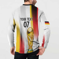 Germany Custom WC2026 Die Nationalelf Button Sweatshirt - Wonder Print Shop