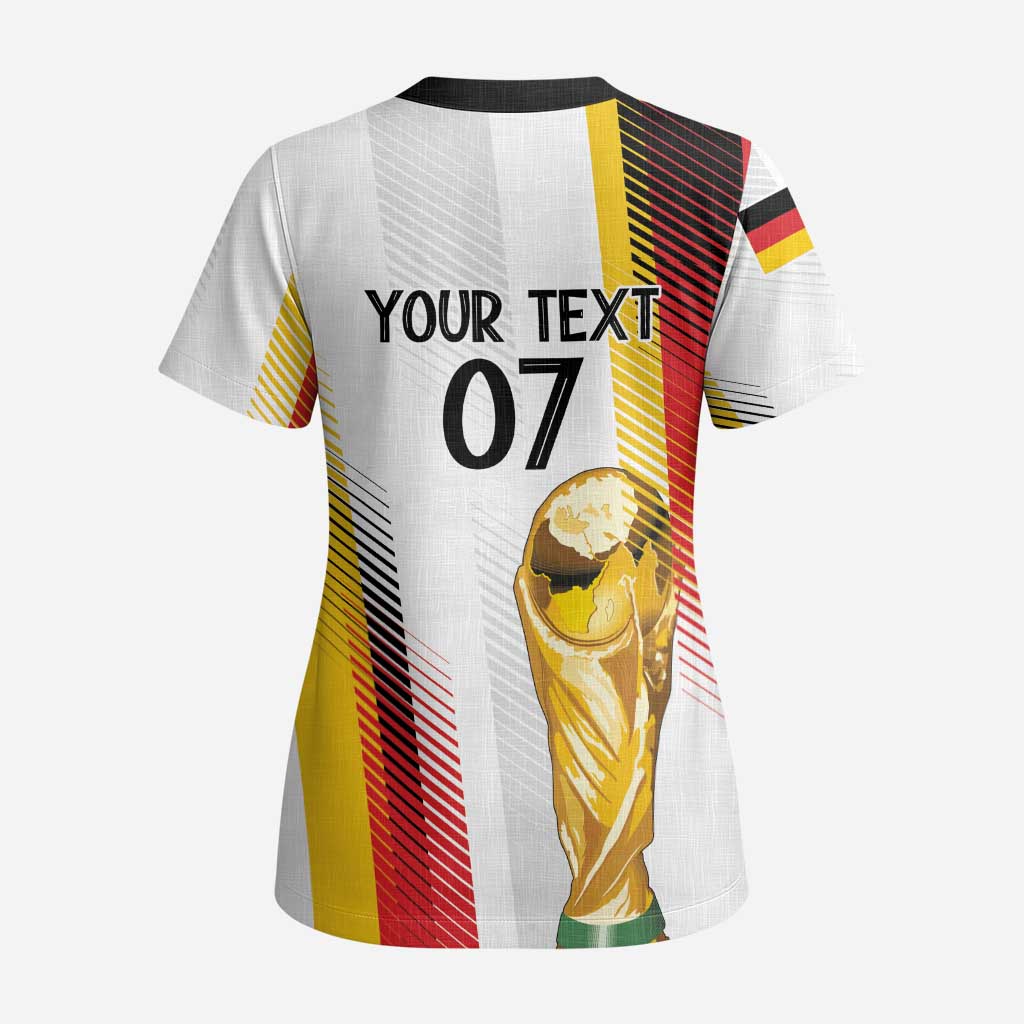 Germany Custom WC2026 Die Nationalelf Scrub Top - Wonder Print Shop