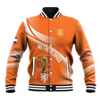 Netherlands Custom Orange Lions WC2026 Baseball Jacket - Wonder Print Shop