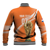 Netherlands Custom Orange Lions WC2026 Baseball Jacket - Wonder Print Shop