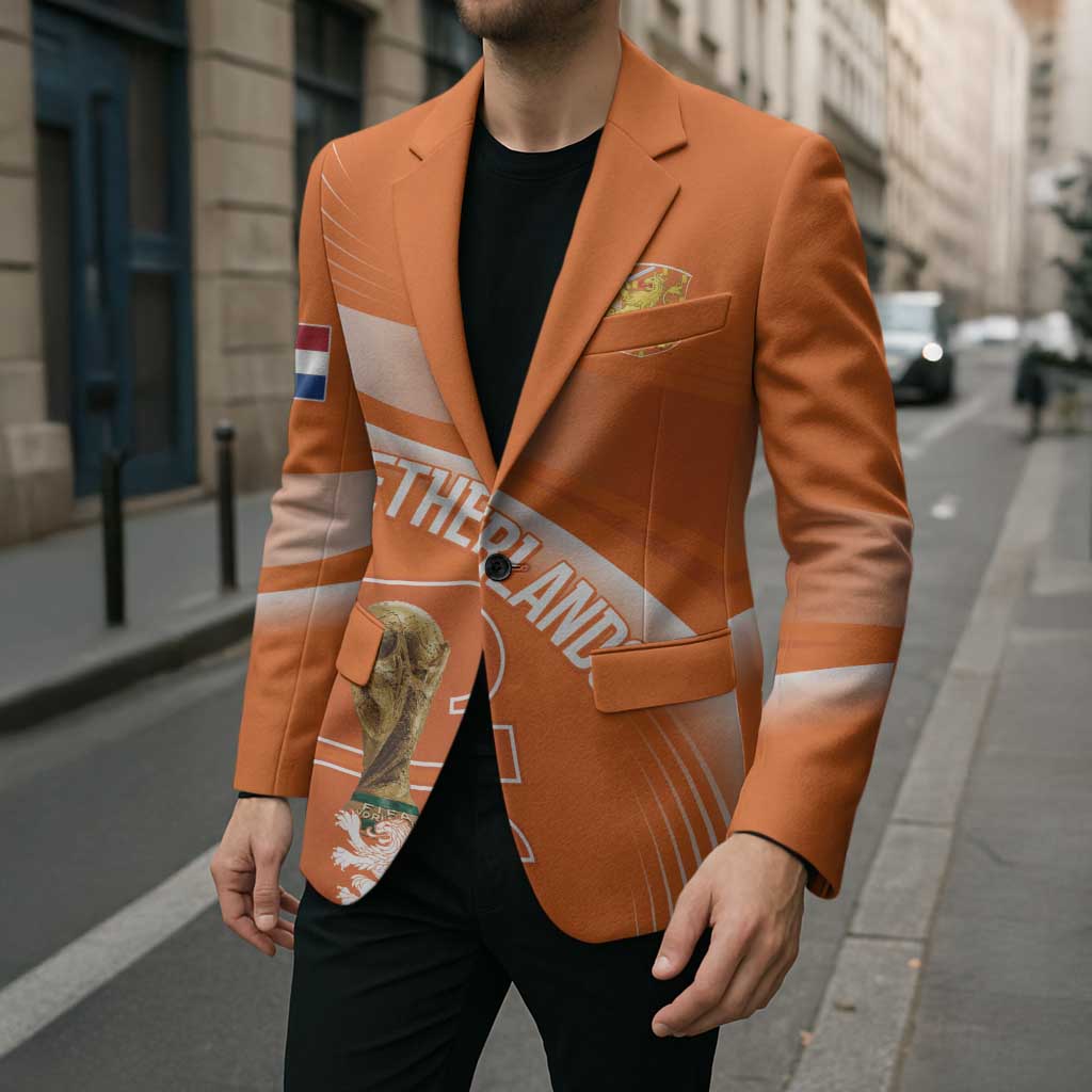 Netherlands Custom Orange Lions WC2026 Blazer - Wonder Print Shop