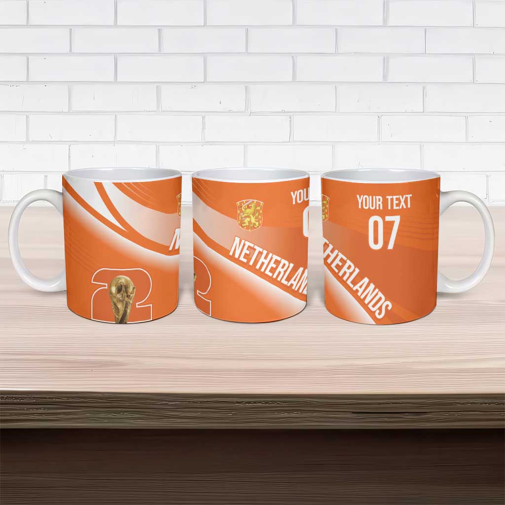 Netherlands Custom Orange Lions WC2026 Ceramic Mug - Wonder Print Shop