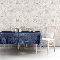 Yoruba Adire Eleko Patterns Tablecloth Indigo Vintage
