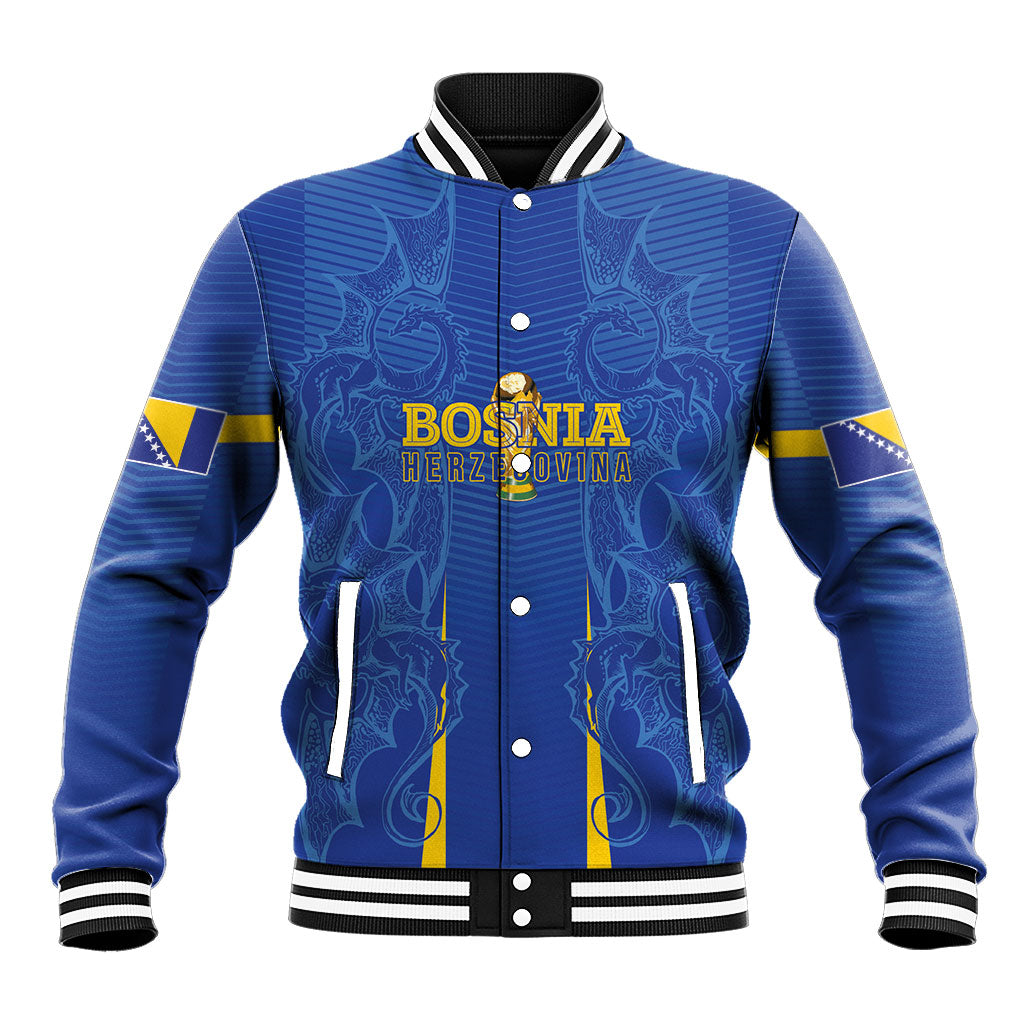 Bosnia WC2026 Football Custom Baseball Jacket Dragons Return