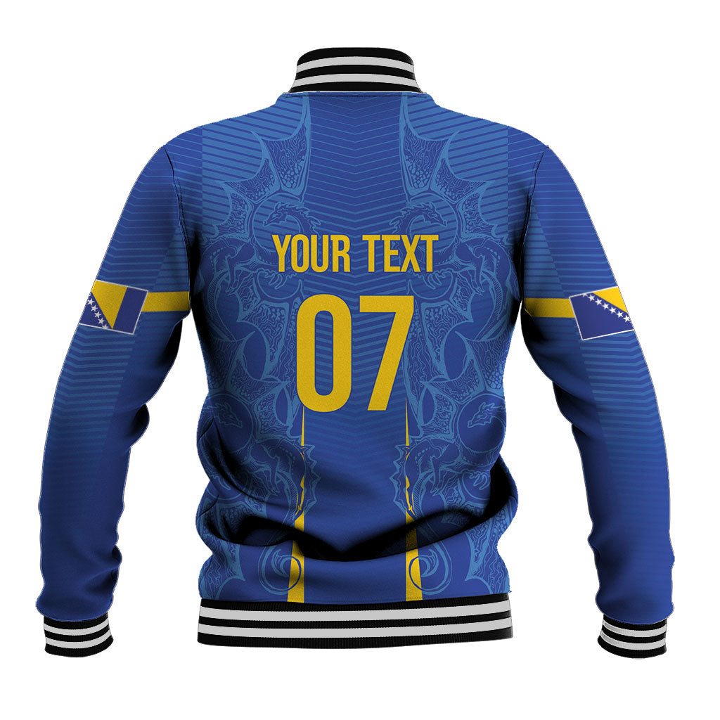 Bosnia WC2026 Football Custom Baseball Jacket Dragons Return
