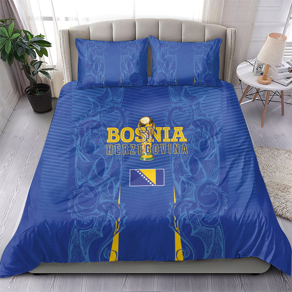 Bosnia WC2026 Football Bedding Set Dragons Return