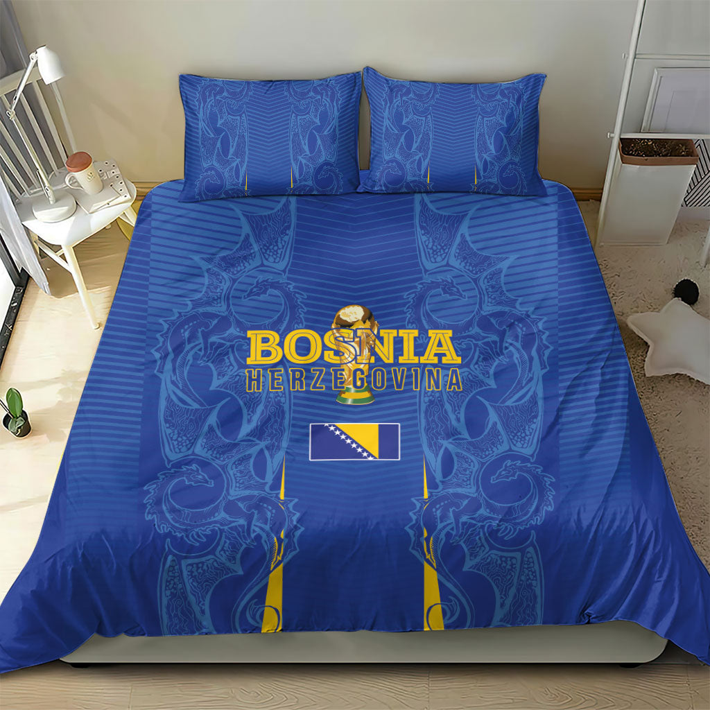 Bosnia WC2026 Football Bedding Set Dragons Return