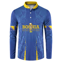 Bosnia WC2026 Football Custom Button Sweatshirt Dragons Return