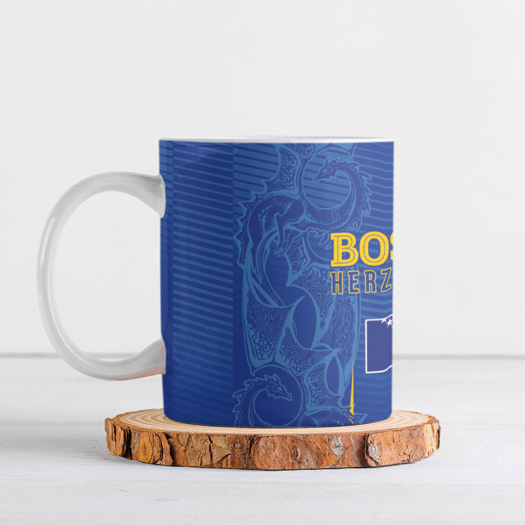 Bosnia WC2026 Football Ceramic Mug Dragons Return