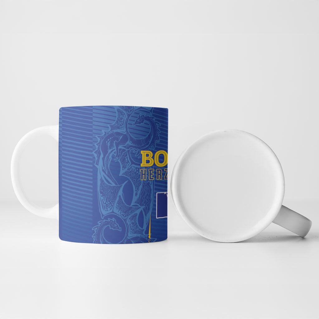 Bosnia WC2026 Football Ceramic Mug Dragons Return