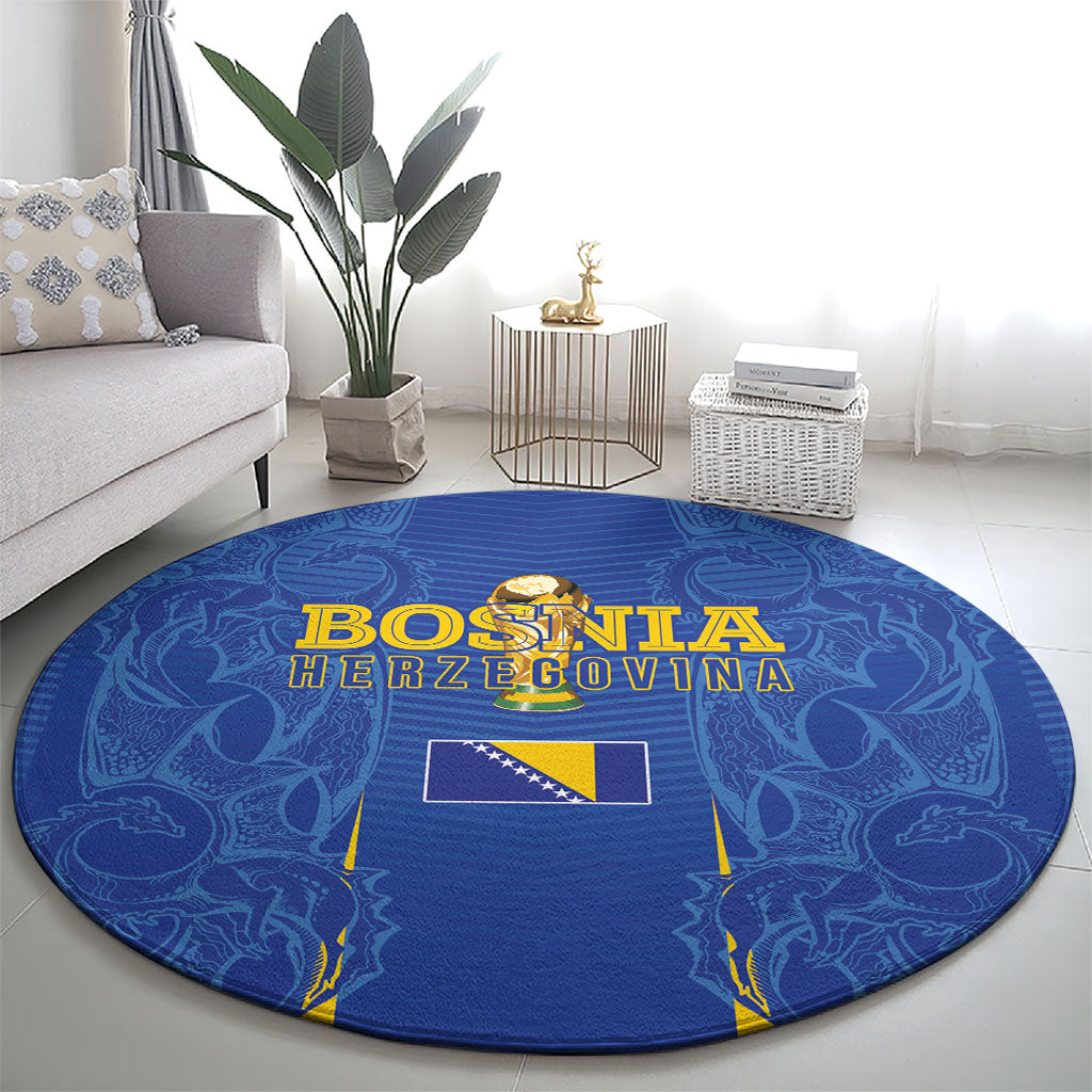 Bosnia WC2026 Football Round Carpet Dragons Return