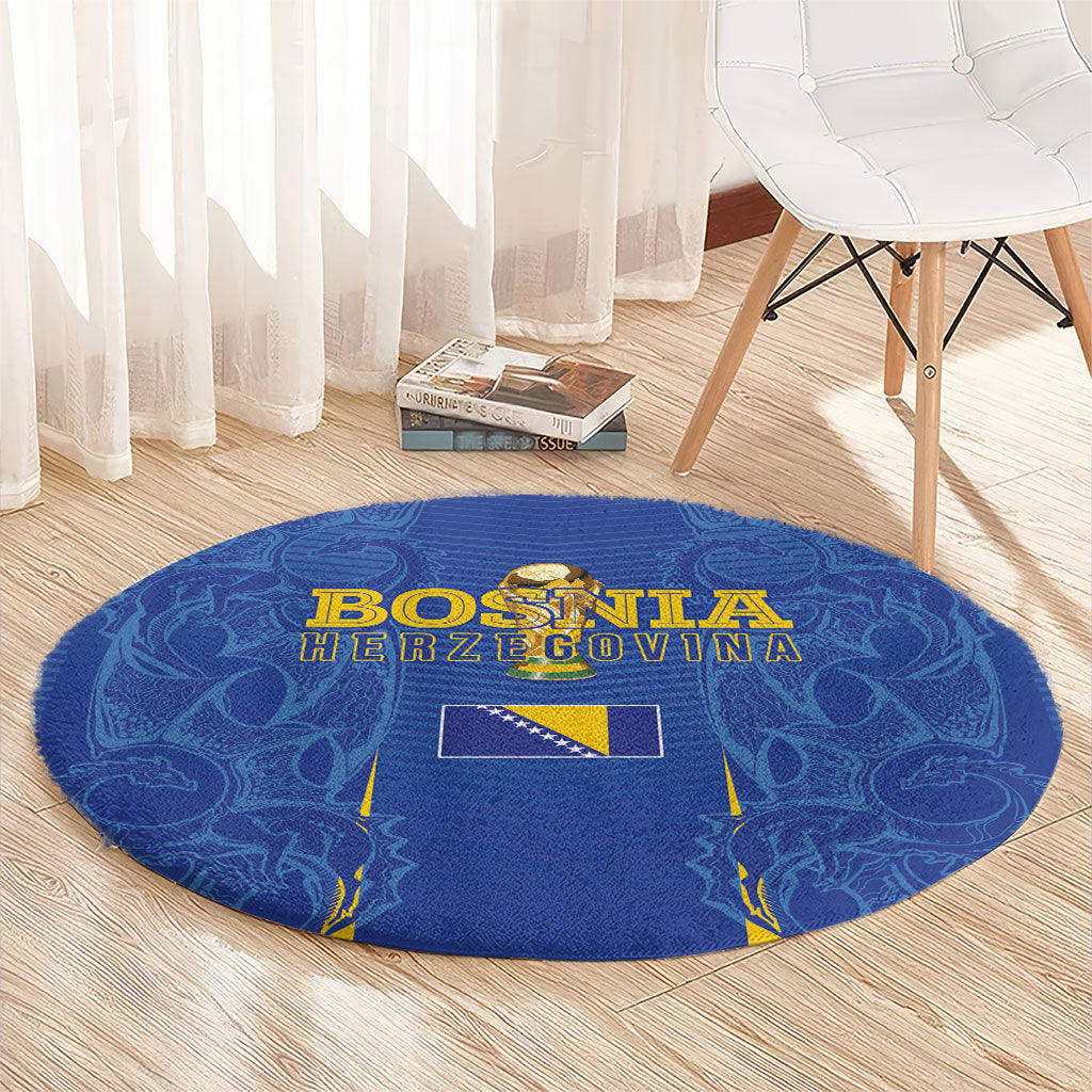 Bosnia WC2026 Football Round Carpet Dragons Return