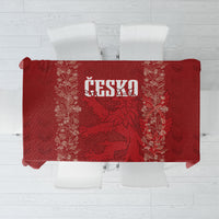 Czechia WC2026 Football Tablecloth Cesko Lions