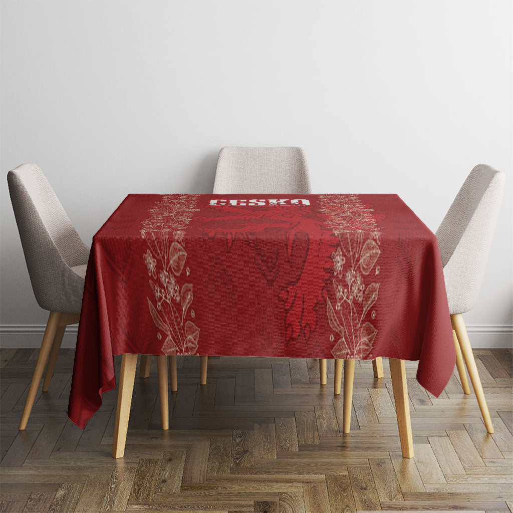 Czechia WC2026 Football Tablecloth Cesko Lions